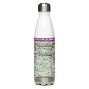 Bellevue Farms Airport (59IA) VFR Sectional Water Bottle