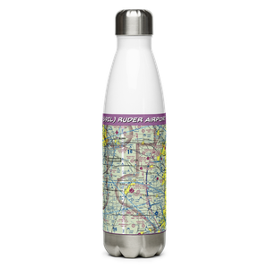 Ruder Airport (59IL) VFR Sectional Water Bottle