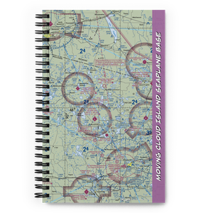 Moving Cloud Island Seaplane Base (1WI2) VFR Sectional Notebook