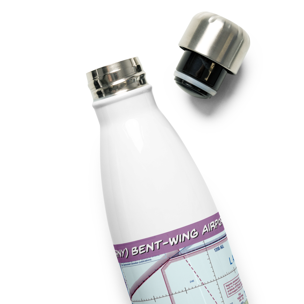 Bent-Wing Airport (59NY) VFR Sectional Water Bottle 