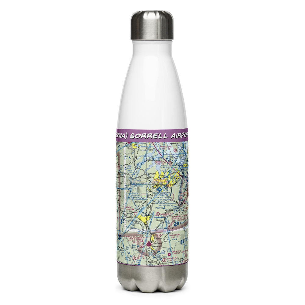 Sorrell Airport (59WA) VFR Sectional Water Bottle 