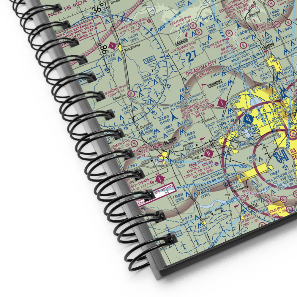 Pegasus Airpark (74OK) VFR Sectional Notebook 