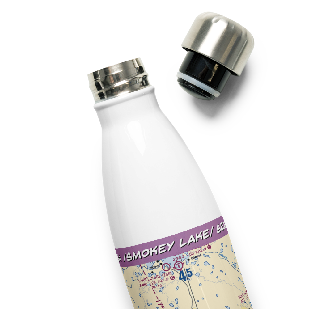Tazlina /Smokey Lake/ Seaplane Base (5AK) VFR Sectional Water Bottle 