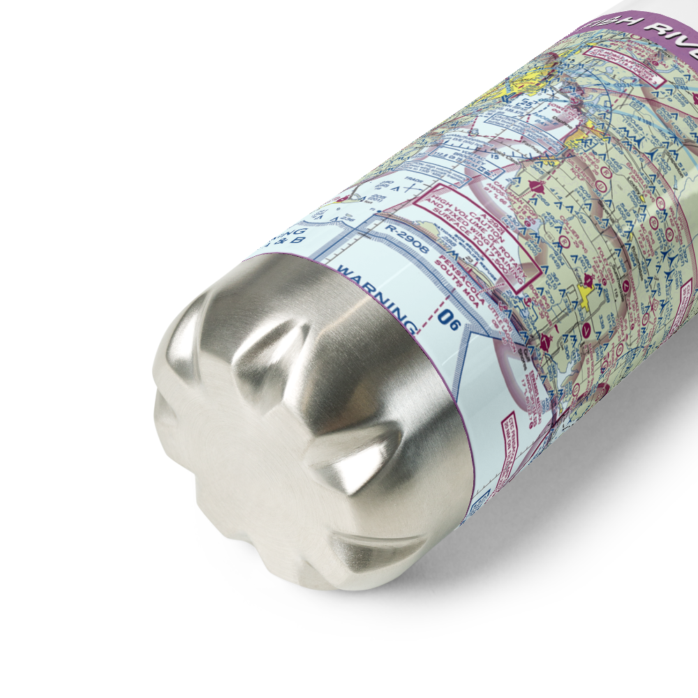 Fish River Seaplane Base (5AL) VFR Sectional Water Bottle 