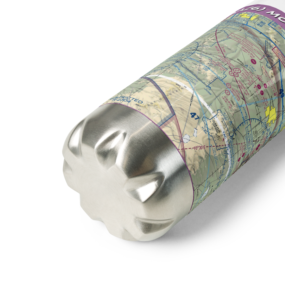 Motown Airport (5AZ6) VFR Sectional Water Bottle 