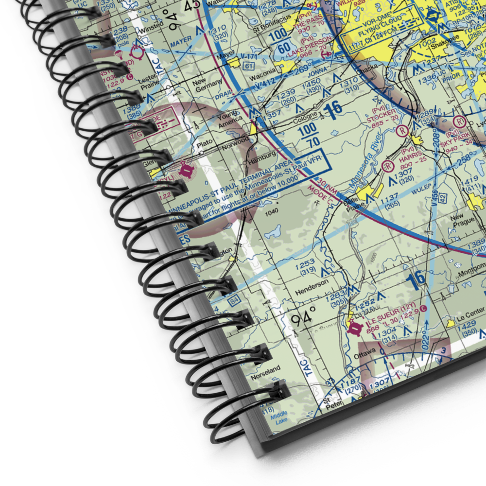 Wildhurst Pines Seaplane Base (1MN4) VFR Sectional Notebook 