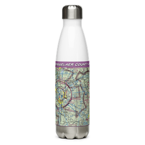 Rensselaer County Airport (5B7) VFR Sectional Water Bottle