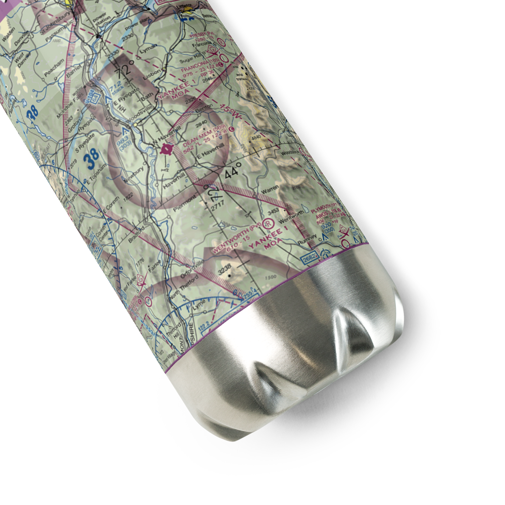 Dean Memorial Airport (5B9) VFR Sectional Water Bottle 