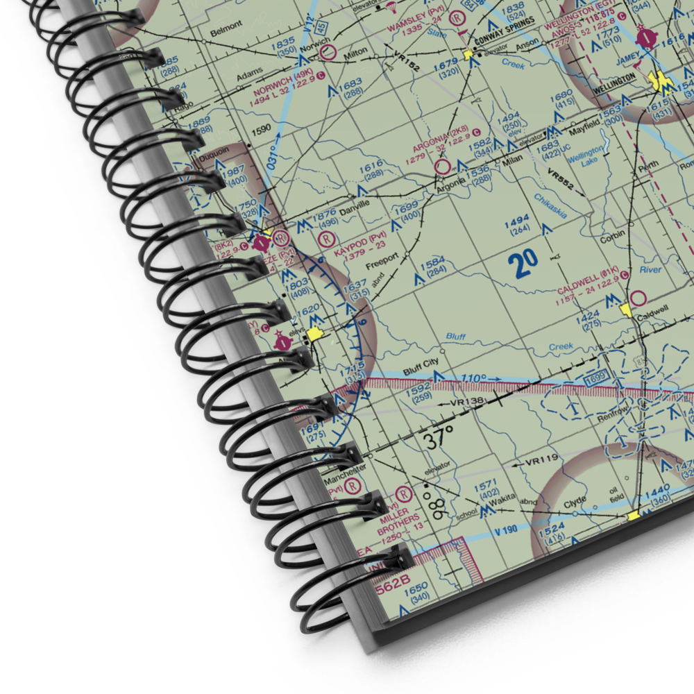 Weiss Acres Airport (24KS) VFR Sectional Notebook 