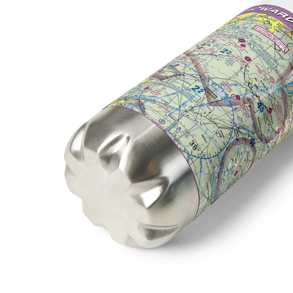 Howard /Private/ Airport (5CA8) VFR Sectional Water Bottle 