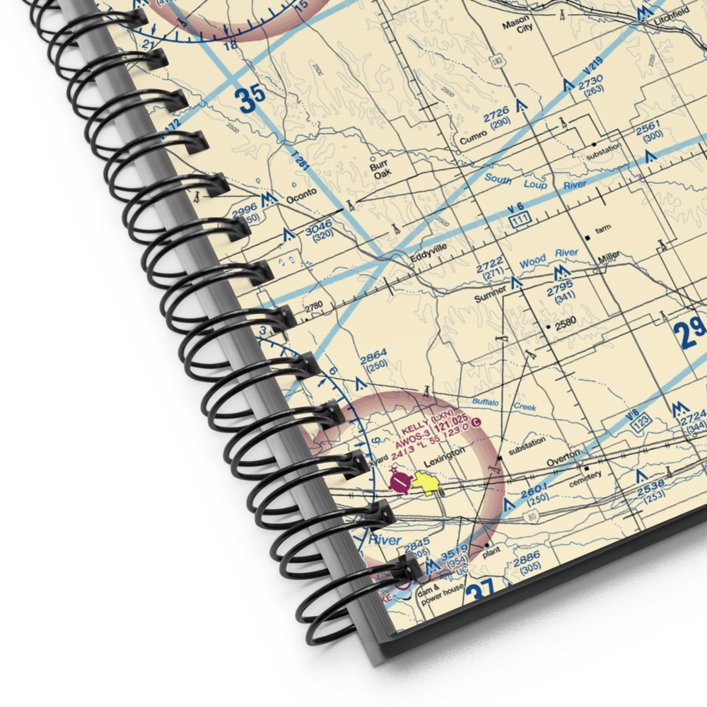 Krause Private Airport (NE45) VFR Sectional Notebook 