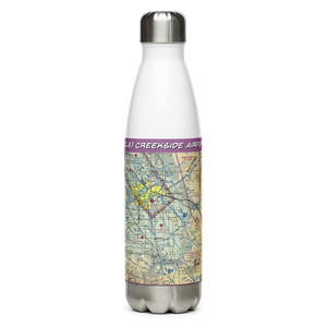 Creekside Airport (5CL8) VFR Sectional Water Bottle