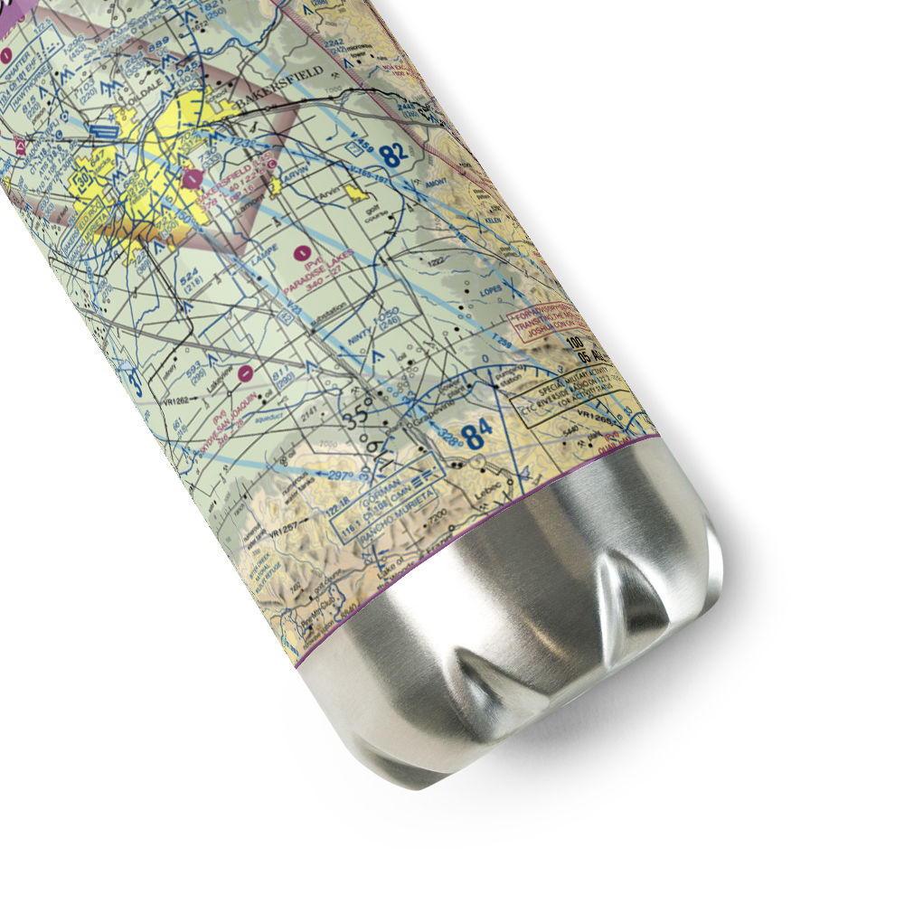 Creekside Airport (5CL8) VFR Sectional Water Bottle 