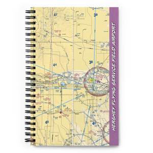 Hershey Flying Service Field Airport (NE64) VFR Sectional Notebook