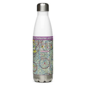 Parsons Airport (5D6) VFR Sectional Water Bottle