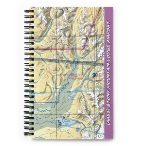Stony Mountain Lodge Airport (AK53) VFR Sectional Notebook