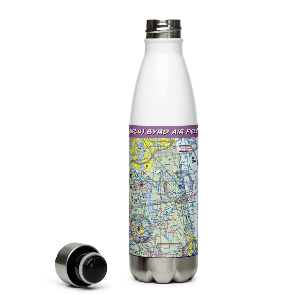 Byrd Air Field (5FL4) VFR Sectional Water Bottle 