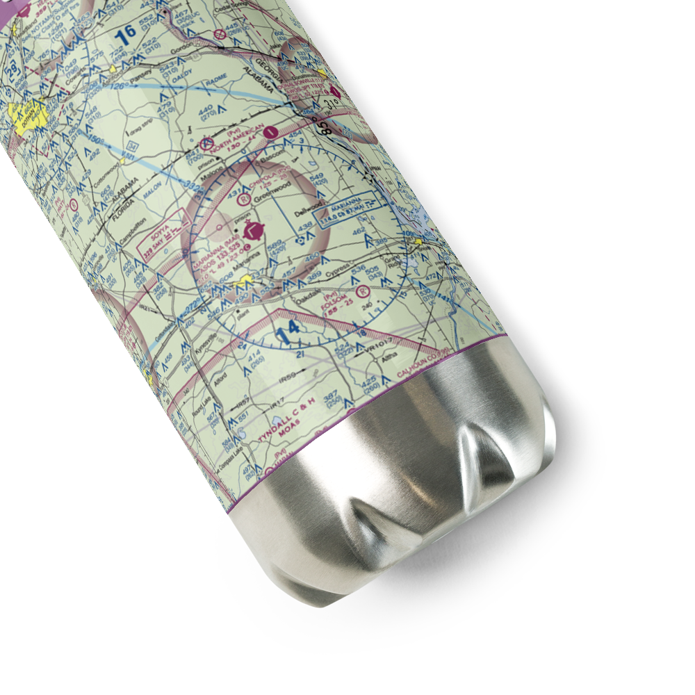 Chipola Airpark (5FL8) VFR Sectional Water Bottle 
