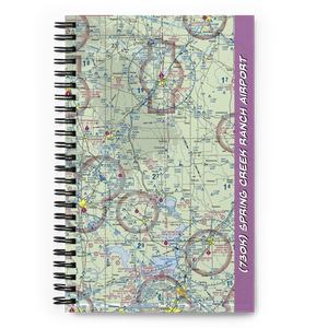Spring Creek Ranch Airport (73OK) VFR Sectional Notebook