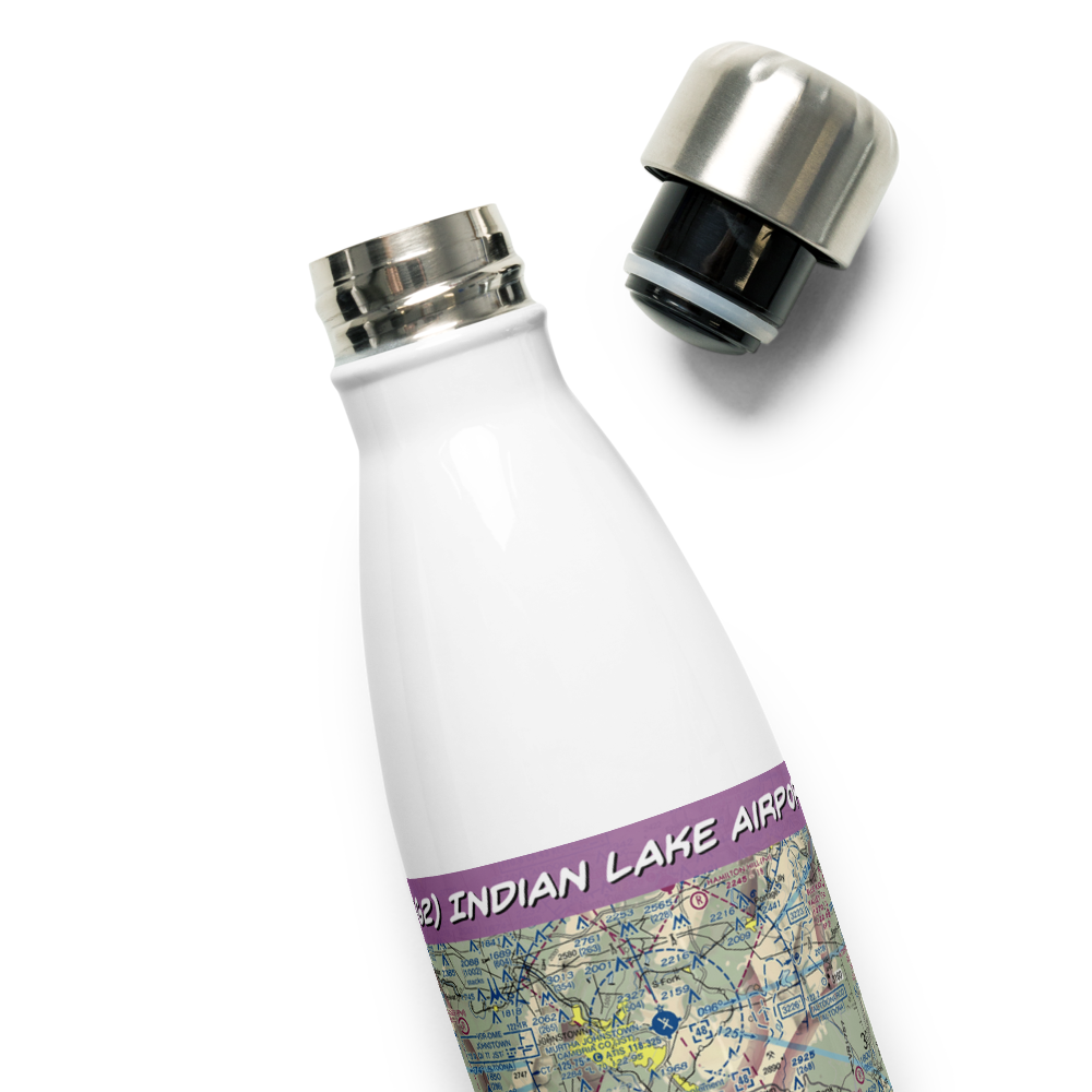 Indian Lake Airport (5G2) VFR Sectional Water Bottle 