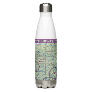Eau Claire Lakes Airport (5G4) VFR Sectional Water Bottle