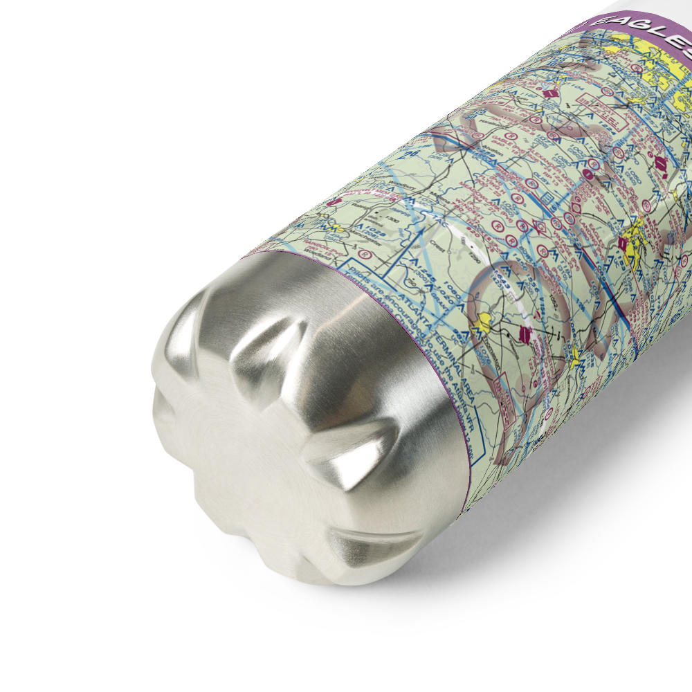 Eagles Landing Airport (5GA3) VFR Sectional Water Bottle 