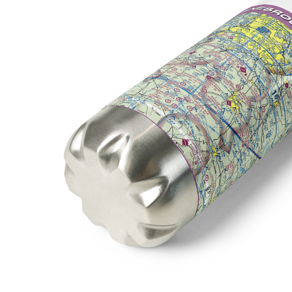 Pinebrook Estates Airport (5GA5) VFR Sectional Water Bottle 