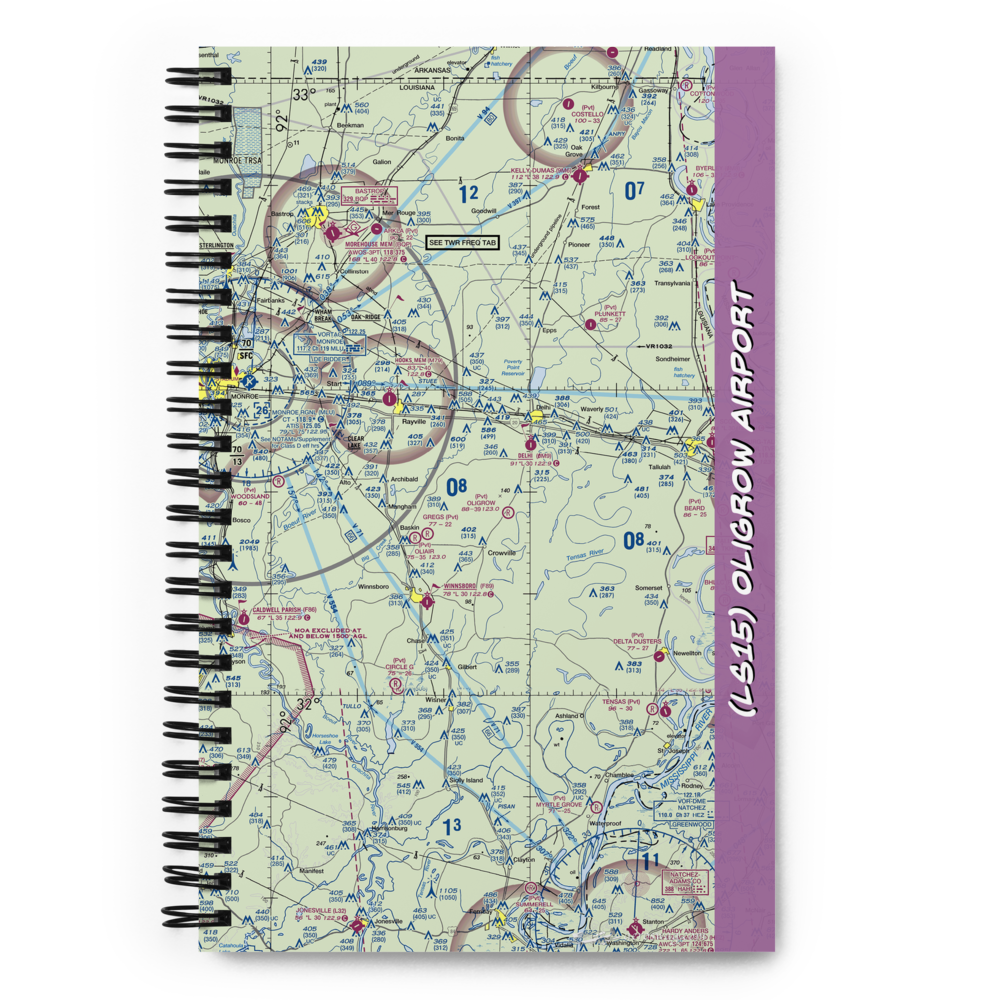 Oligrow Airport (LS15) VFR Sectional Notebook 