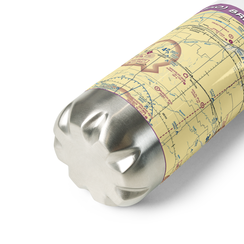 Bressler Field (5K0) VFR Sectional Water Bottle 