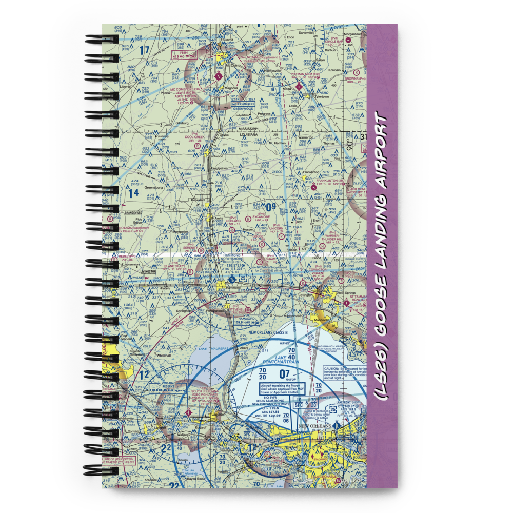 Goose Landing Airport (LS26) VFR Sectional Notebook 