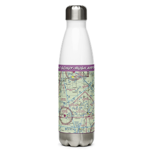 Schuy-Rush Airport (5K4) VFR Sectional Water Bottle