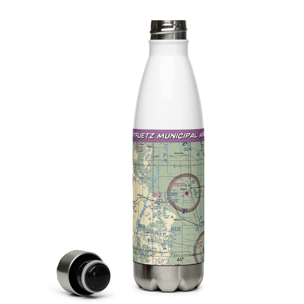 Pruetz Municipal Airport (5K9) VFR Sectional Water Bottle 