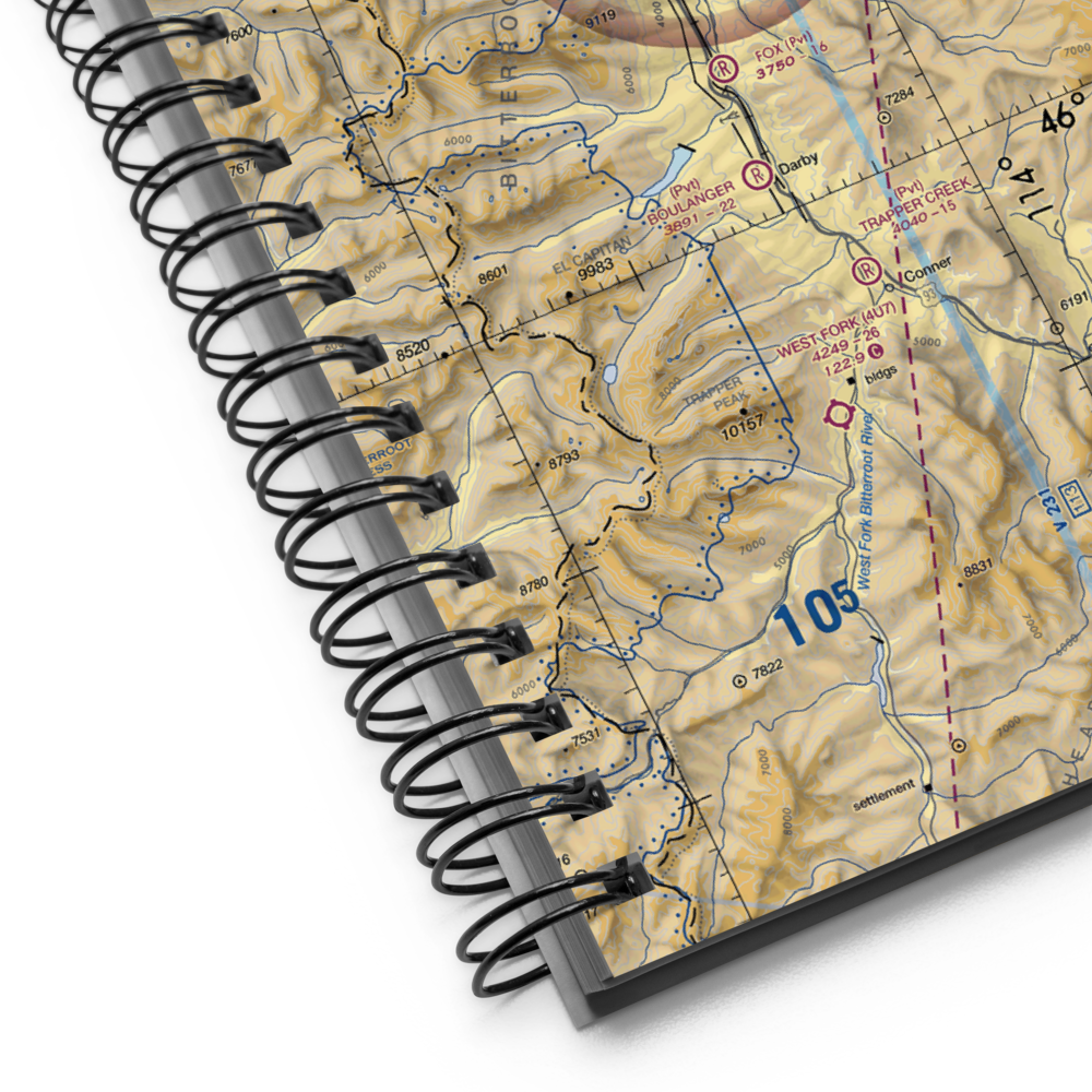 Fish Hatchery Farm Airport (MT11) VFR Sectional Notebook 