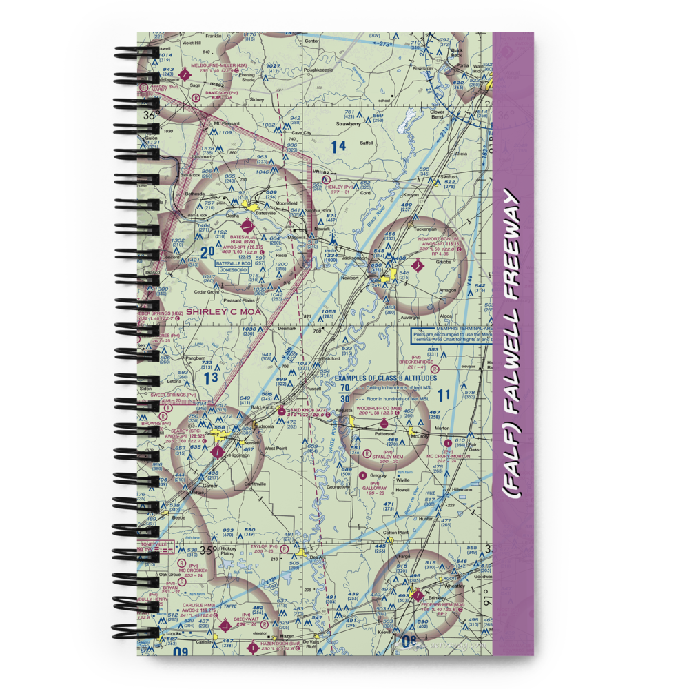 Falwell Freeway (FALF) VFR Sectional Notebook 