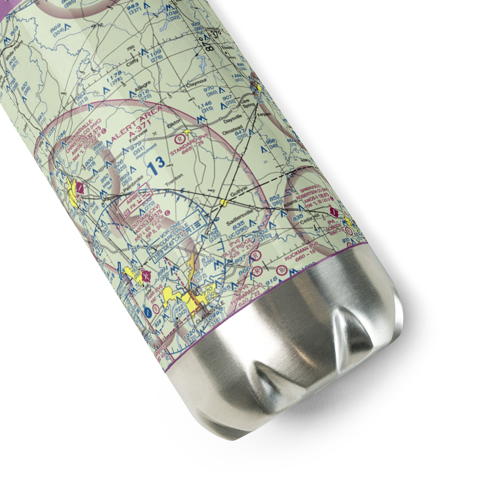 Standard Field (5KY4) VFR Sectional Water Bottle 