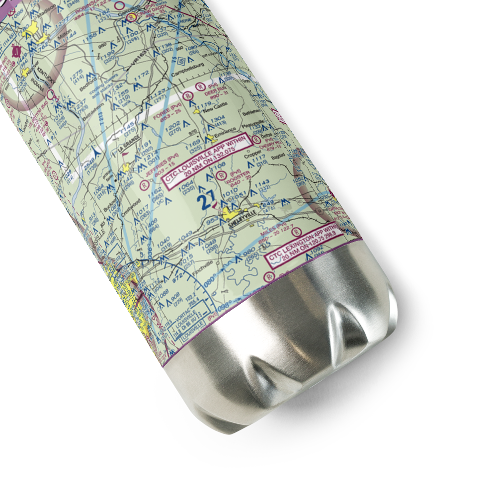 Jake's Field (5KY6) VFR Sectional Water Bottle 