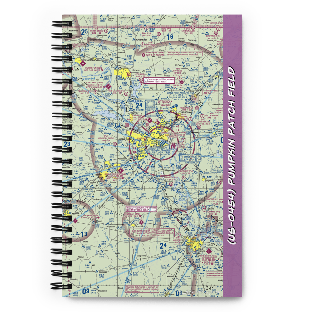 Pumpkin Patch Field (US-0454) VFR Sectional Notebook 