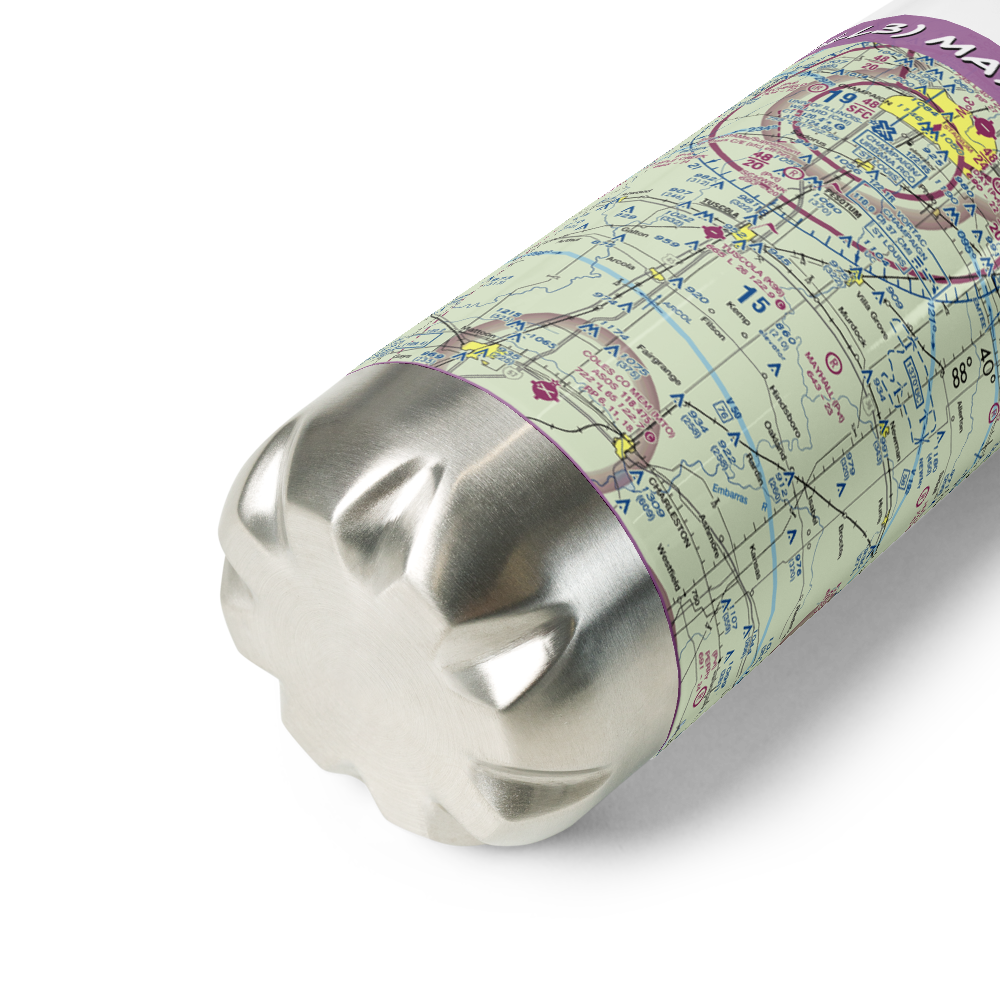 Mayhall Airport (5LL3) VFR Sectional Water Bottle 