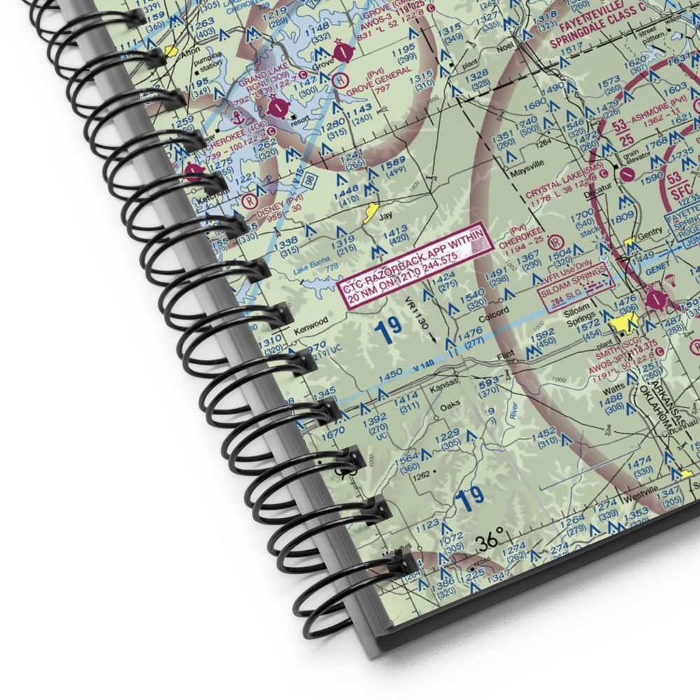 B and S Farms Airfield (MO13) VFR Sectional Notebook 