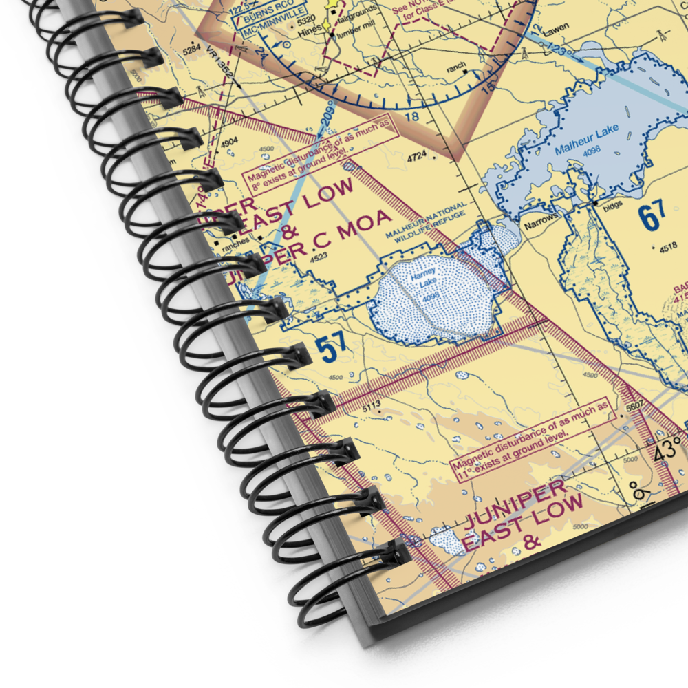 Hooks Strip Airport (OR32) VFR Sectional Notebook 
