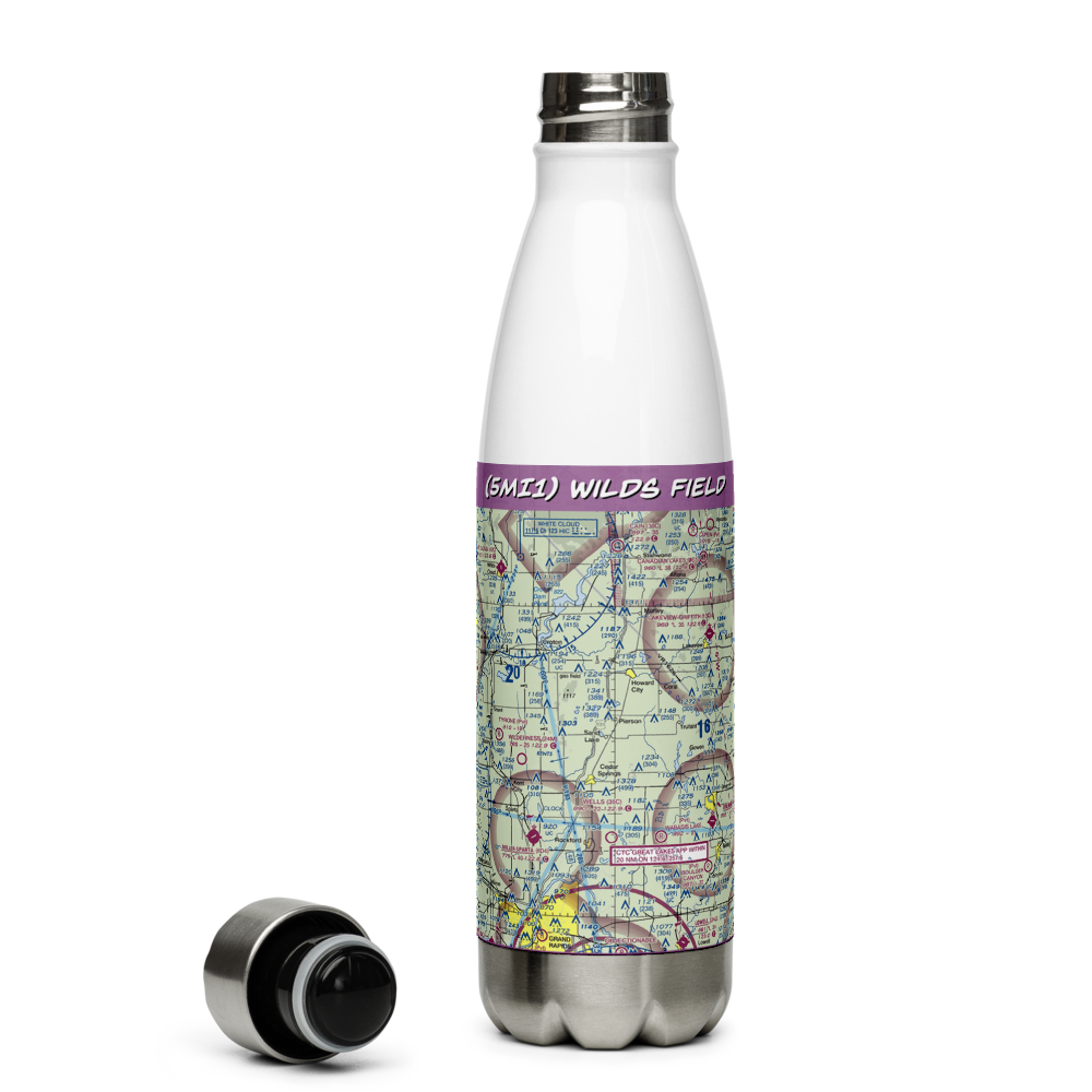 Wilds Field (5MI1) VFR Sectional Water Bottle 