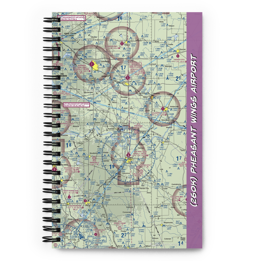 Pheasant Wings Airport (26OK) VFR Sectional Notebook 