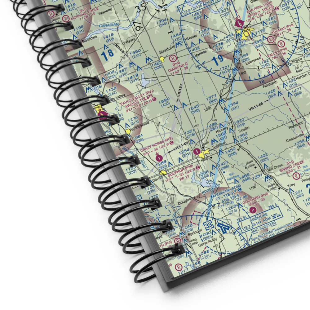 Pheasant Wings Airport (26OK) VFR Sectional Notebook 