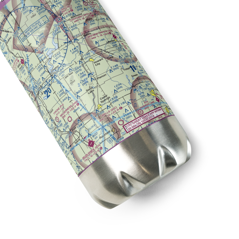 Anderson Airport (5MI4) VFR Sectional Water Bottle 