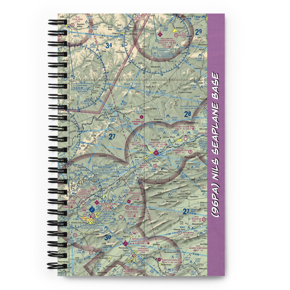 Nils Seaplane Base (96PA) VFR Sectional Notebook 