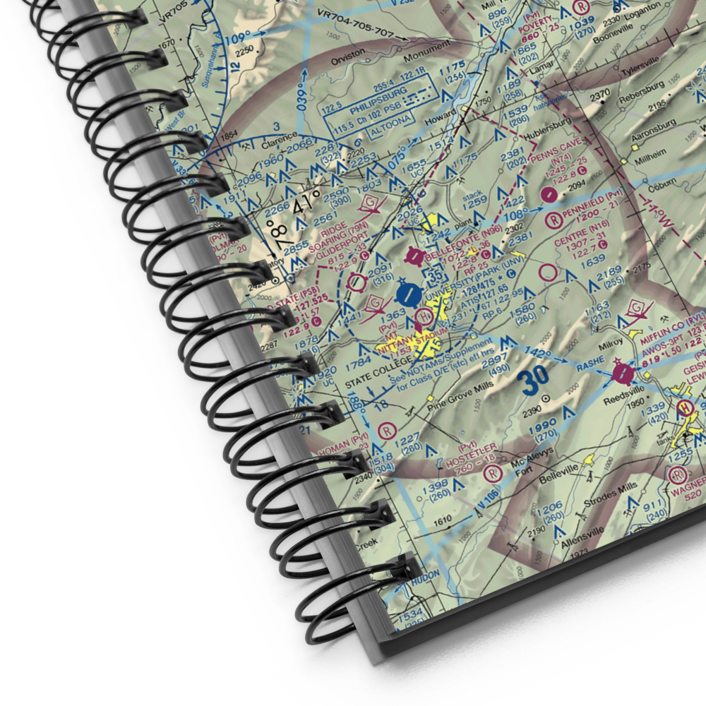 Nils Seaplane Base (96PA) VFR Sectional Notebook 