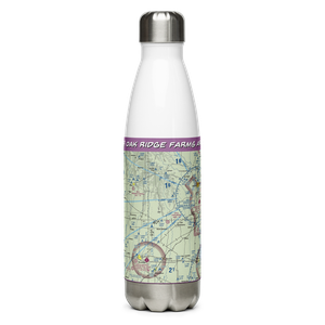 Oak Ridge Farms Airport (5MO9) VFR Sectional Water Bottle