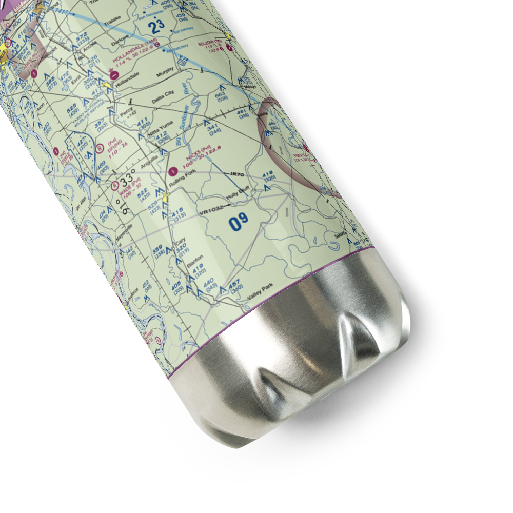Rollang Field (5MS1) VFR Sectional Water Bottle 
