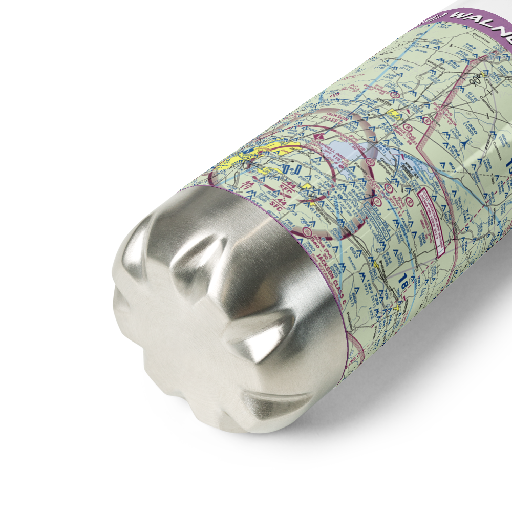 Walnut Creek Airport (5MS4) VFR Sectional Water Bottle 