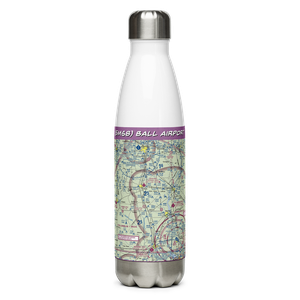 Ball Airport (5MS8) VFR Sectional Water Bottle